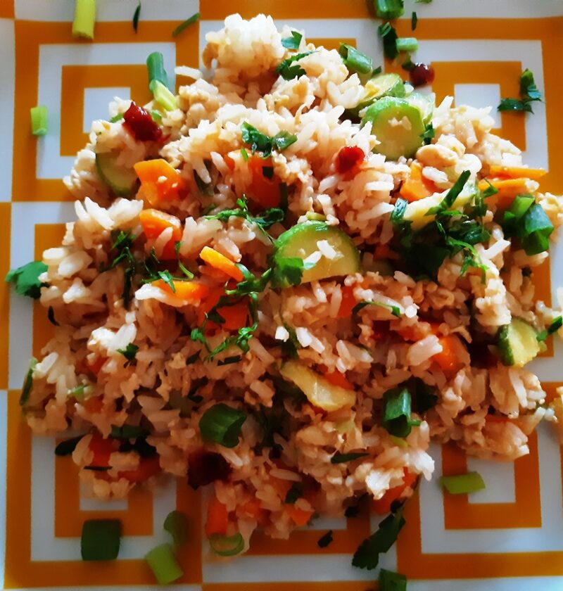 Rice with vegetables